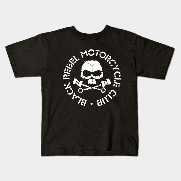 Black Rebel Motorcycle Club band Kids T-Shirt by rozapro666